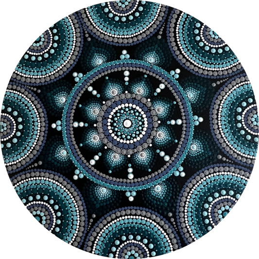 Navy Mandala